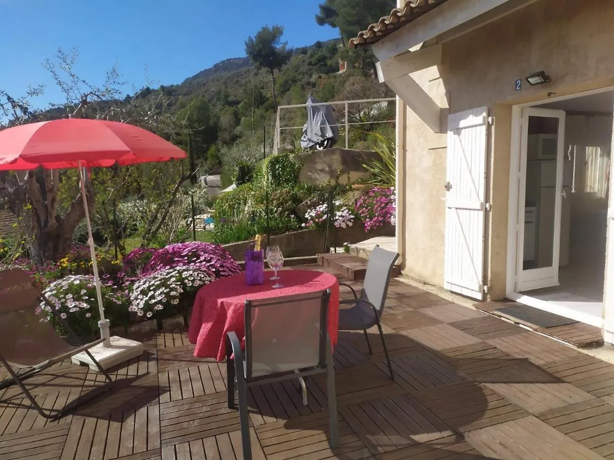 Séjour chez l'habitant Appartement Studio le romantique à 20 kms de Nice à Bendéjun
