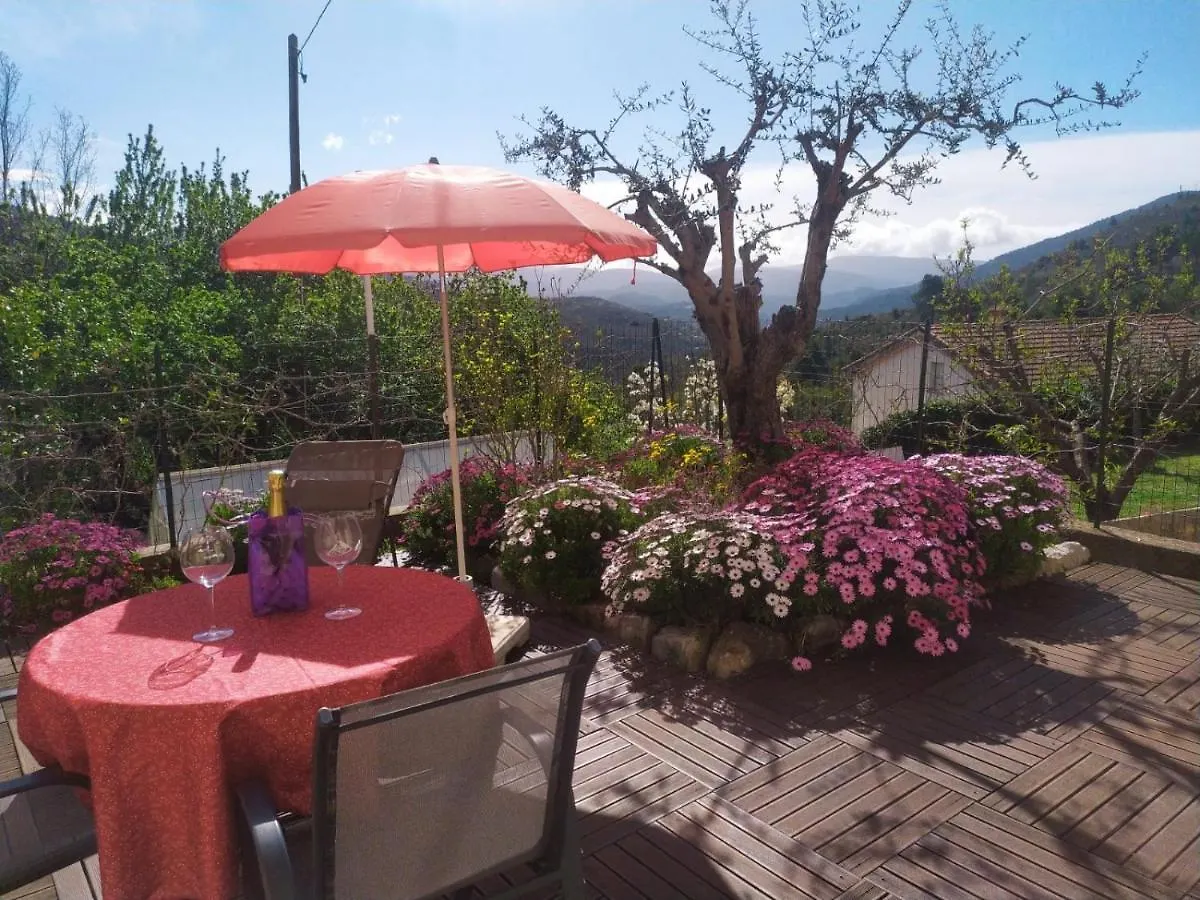 Appartement Studio le romantique à 20 kms de Nice à Bendéjun Séjour chez l'habitant
